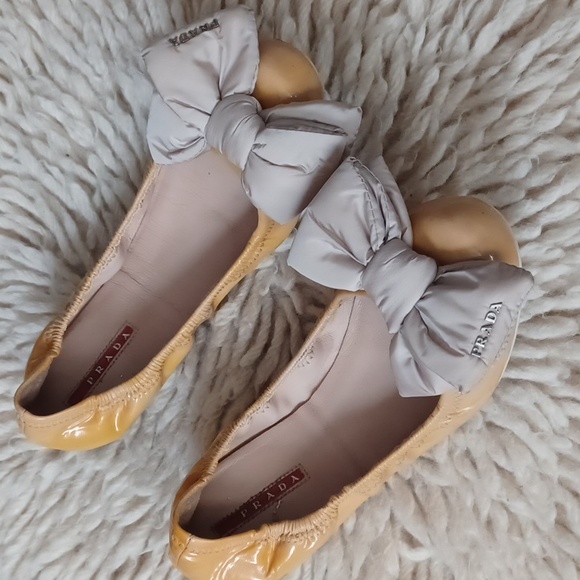 PRADA  bow flats - Picture 1 of 16